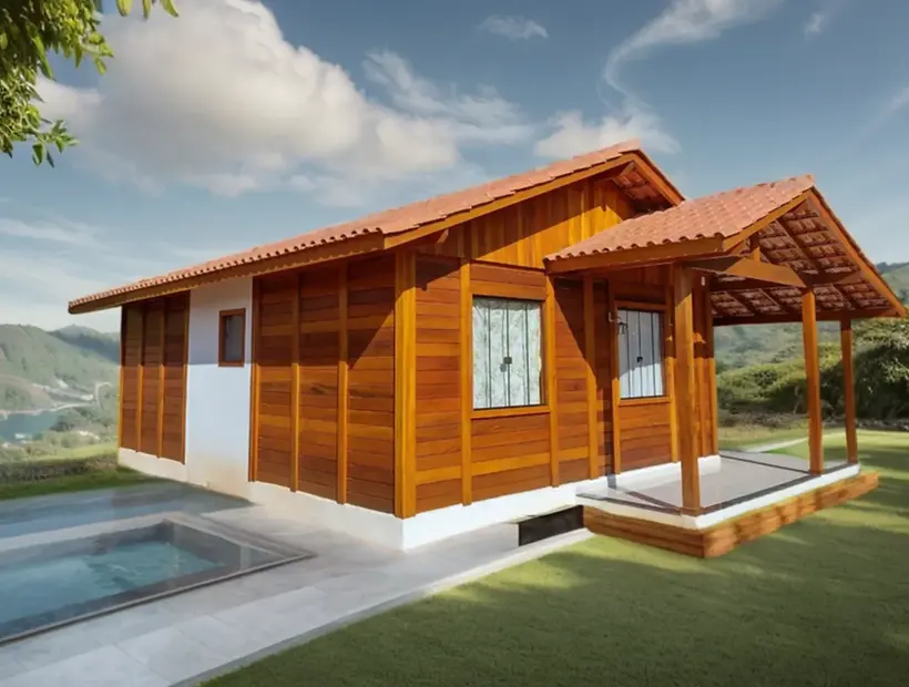 Casa térrea de madeira: praticidade para morar e receber