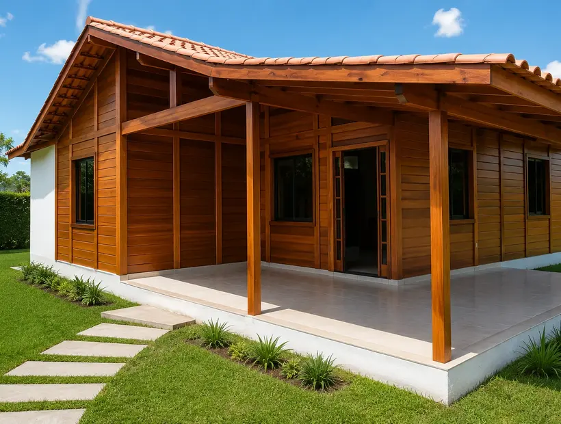 Casa de madeira para sítio: como alinhar conforto e manutenção