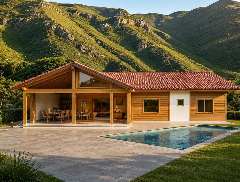 Telhado, beiral e cobertura em casas de madeira: o que observar