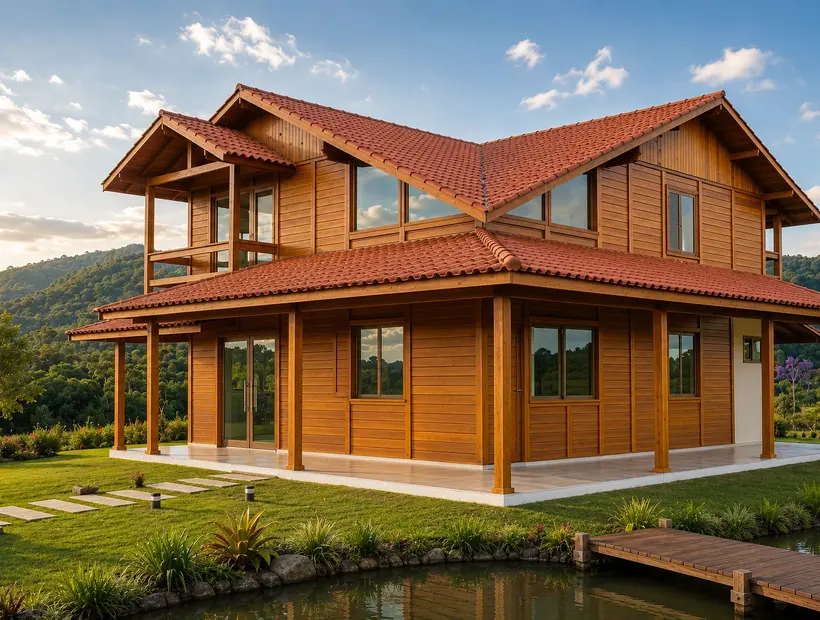 Vidros em projetos de madeira: quando valorizam a fachada